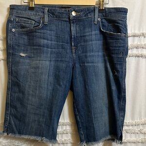 Women’s Genetic Denim Dark Wash Denim Cutoff Bermuda Shorts size 31